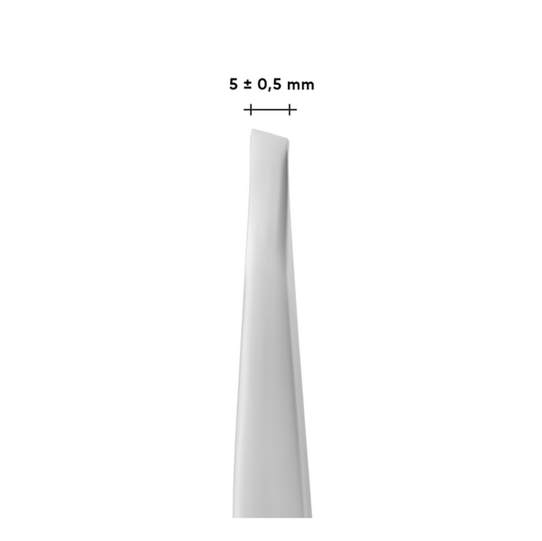 Пінцет для брів EXPERT 10 TYPE 3 (широкі скошені кромки) TE-10-3 фото