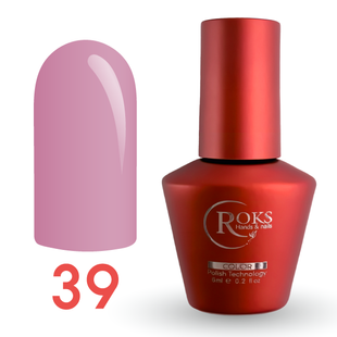 Гель лак - Без ТРО Roks 6 ml. №39 - Пильна троянда COLR39 фото
