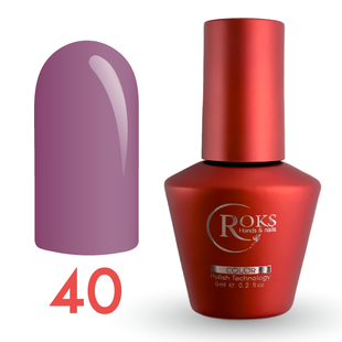 Гель лак - Без ТРО Roks 6 ml. №40 - Холодний пурпурно-рожевий COLR40 фото