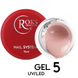 Builder Gel ROKS 15 мл №5 - Бежевий з розовим підтоном BGELR1505 фото 1
