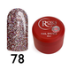 Cover Base - Без ТРО ROKS 30ml. №78 - Чорна світловідбиваюча CBR30078 фото 1