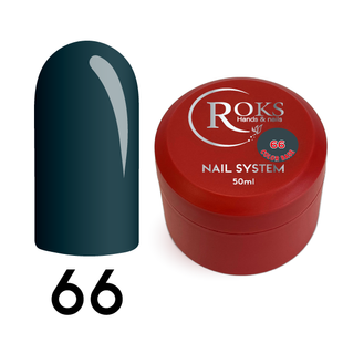 Cover Base - Без ТРО ROKS 50ml. №66 - Темно-сіра CBR50066 фото