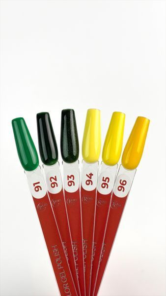 Гель лак - Без ТРО Roks 6 ml. №94 - Світлий жовтий COLR94 фото