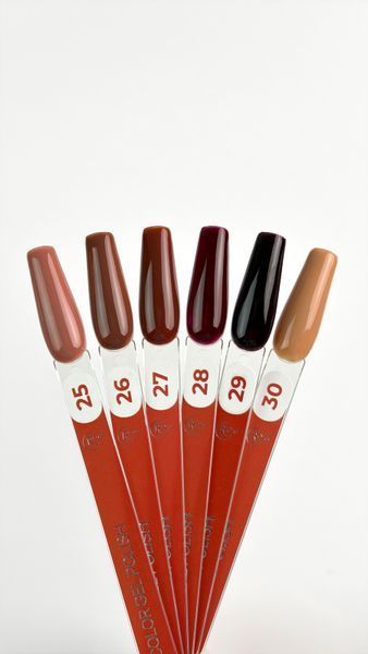 Гель лак - Без ТРО Roks 6 ml. №29 - Темний бордовий COLR29 фото