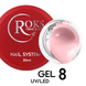 Builder Gel ROKS 30 мл №8 - Молочно-ліловий BGELR3008 фото