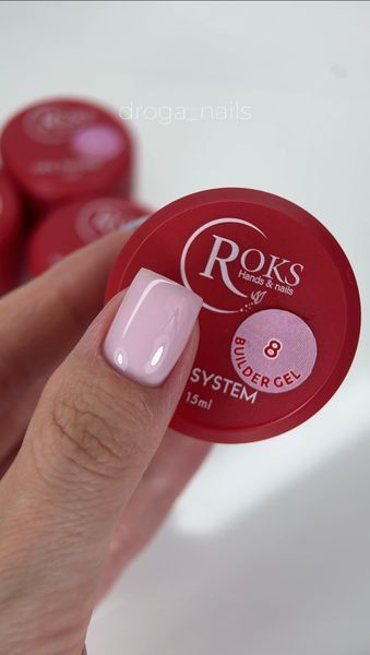 Builder Gel ROKS 50 мл №8 - Молочно-ліловий BGELR5008 фото