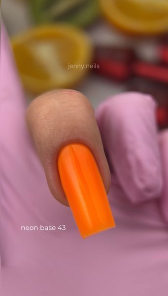 Cover Base - Без ТРО ROKS 50ml. №43 - Неонова оранжевий-апельсин CBR50043 фото