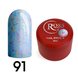 Cover Base - Без ТРО ROKS 30ml. №91 - Ніжно-блакитна із різнокольоровими крапками CBR30091 фото 1