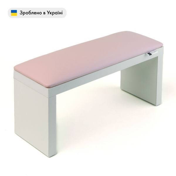 Підставка манікюрна ECO STAND WOOD 320х160(Н)х110мм (білий/рожевий) woodwhitpink фото