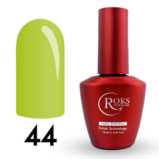 Cover Base - Без ТРО ROKS 12ml. №44 - Неонова лаймова CBR12044 фото
