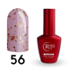 Cover Base - Без ТРО ROKS 8ml. №56 - Темна бежеваіз золотою поталлю CBR8056 фото 1