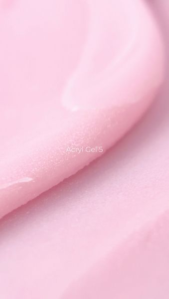 Acryl Gel - Без ТРО ROKS 30 мл №5 - Молочно-рожевий ACRYLR3005 фото
