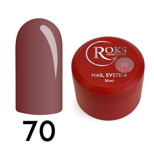 Cover Base - Без ТРО ROKS 30ml. №70 - Пильно-рожева CBR30070 фото