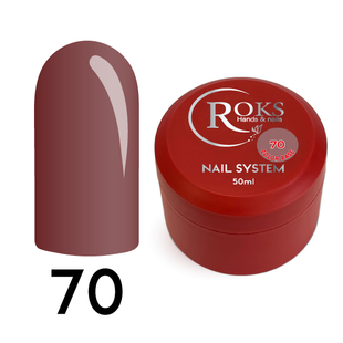 Cover Base - Без ТРО ROKS 50ml. №70 - Пильно-рожева CBR50070 фото