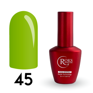 Cover Base - Без ТРО ROKS 8ml. №45 - Неонова салатова CBR8045 фото
