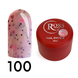 Cover Base - Без ТРО ROKS 30ml. №100 - Рожева із чорними і рожево-жовтими крапками CBR30100 фото 1