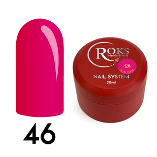 Cover Base - Без ТРО ROKS 30ml. №46 - Неонова малинова CBR30046 фото