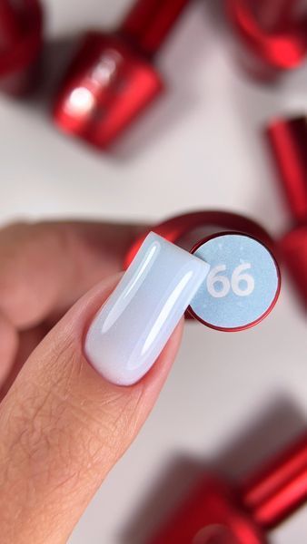 Гель лак - Без ТРО Roks 6 ml. №66 - Світло-сіро-блакитний COLR66 фото