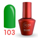 Гель лак - Без ТРО Roks 6 ml. №103 - Неоновий зелений COLR103 фото 1