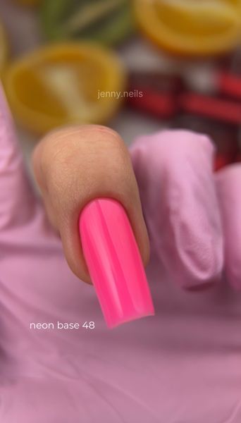 Cover Base - Без ТРО ROKS 30ml. №48 - Неонова яскрава Barbie рожева CBR30048 фото