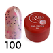 Cover Base - Без ТРО ROKS 50ml. №100 - Рожева із чорними і рожево-жовтими крапками CBR50100 фото 1