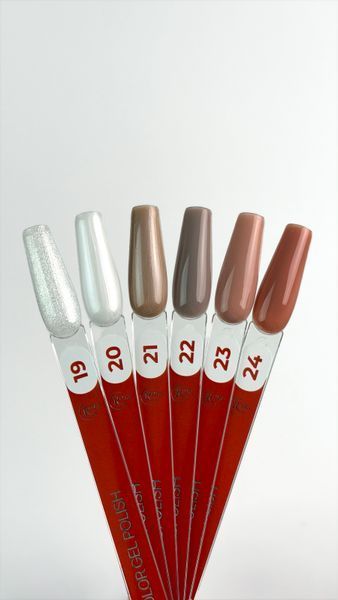 Гель лак - Без ТРО Roks 6 ml. №21 - Перламутровий бежевий COLR21 фото