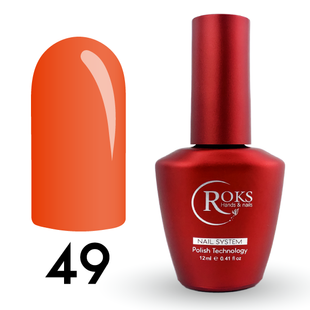 Cover Base - Без ТРО ROKS 12ml. №49 - Неонова оранжевий абрикос CBR12049 фото