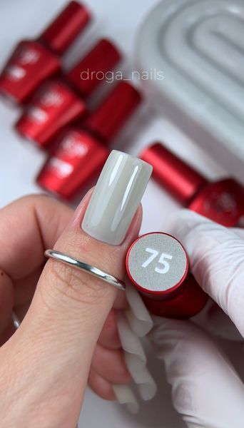 Гель лак - Без ТРО Roks 6 ml. №75 - Димчастий сірий COLR75 фото