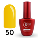 Cover Base - Без ТРО ROKS 12ml. №50 - Неонова яскраво-жовта CBR12050 фото 1