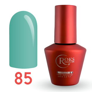 Гель лак - Без ТРО Roks 6 ml. №85 - Світло-бірюзовий тіффані COLR85 фото