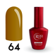 Cover Base - Без ТРО ROKS 8ml. №64 - Тепла гірчично-жовта CBR8064 фото 1